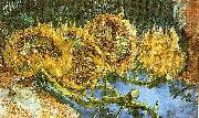 Vincent Van Gogh Four Cut Sunflowers Spain oil painting reproduction